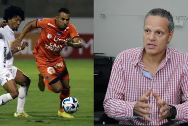 El directivo de Liga de Quito, Esteban Paz, no quedó satisfecho en el trámite del partido ante César Vallejo y las decisiones arbitrales