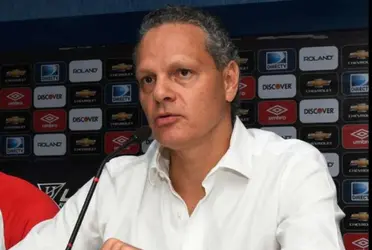 El dirigente de Liga de Quito brindó declaraciones y habló sobre sus delanteros. 