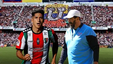 Fernando Cornejo, Pablo Sánchez. Foto tomada de: Instagram Palestino/Liga de Quito