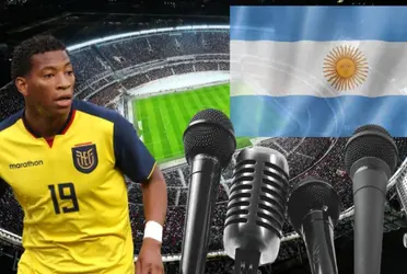 La dura crítica que recibió Gonzalo Plata de un periodista de Argentina tras la derrota de Ecuador