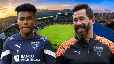 Óscar Zambrano y Pablo Sánchez (Foto tomada de: Liga de Quito)