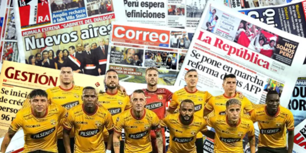 Barcelona SC, prensa peruana 