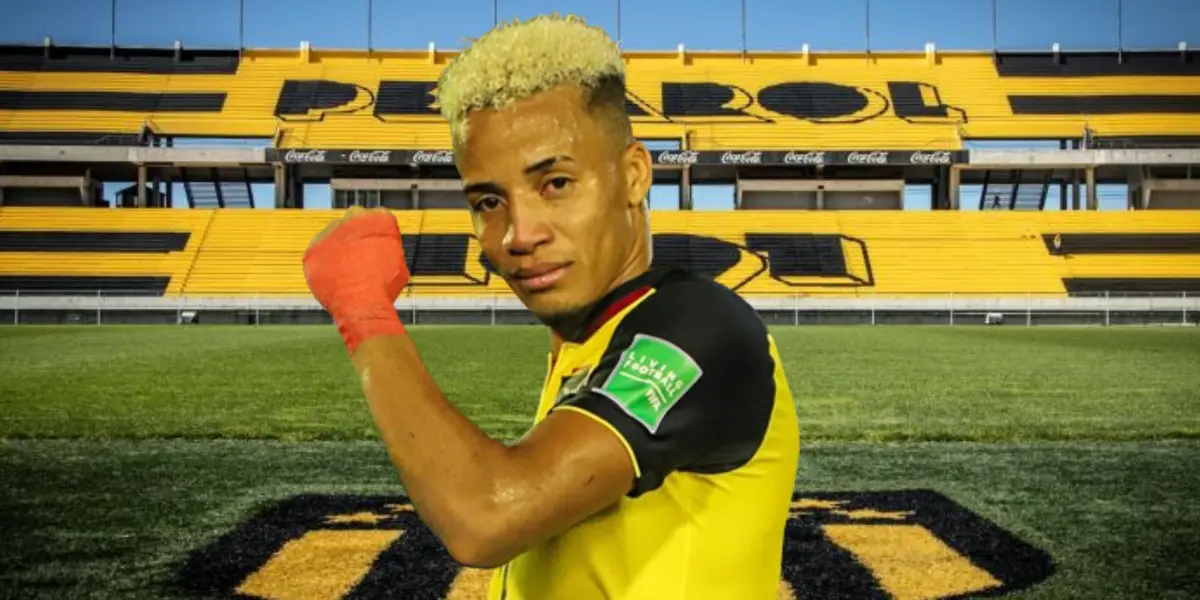 Byron Castillo jugador de Peñarol 