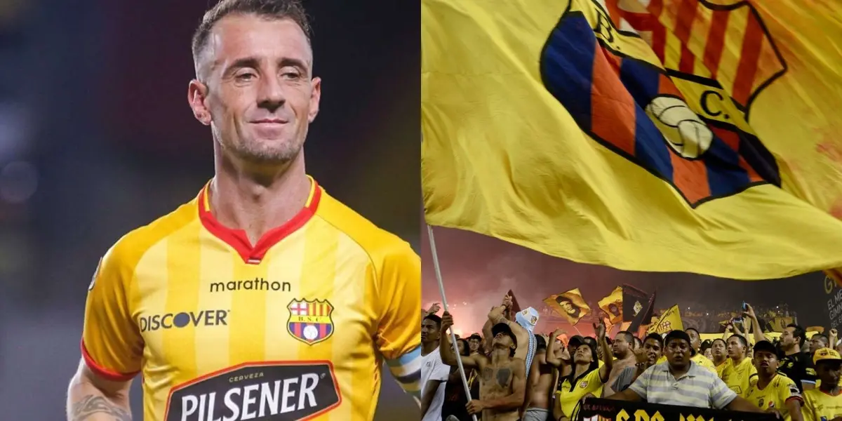 Damián Díaz no fue titular y así reaccionó la hinchada de Barcelona SC 