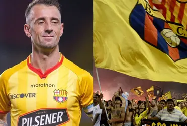 Damián Díaz no fue titular y así reaccionó la hinchada de Barcelona SC 