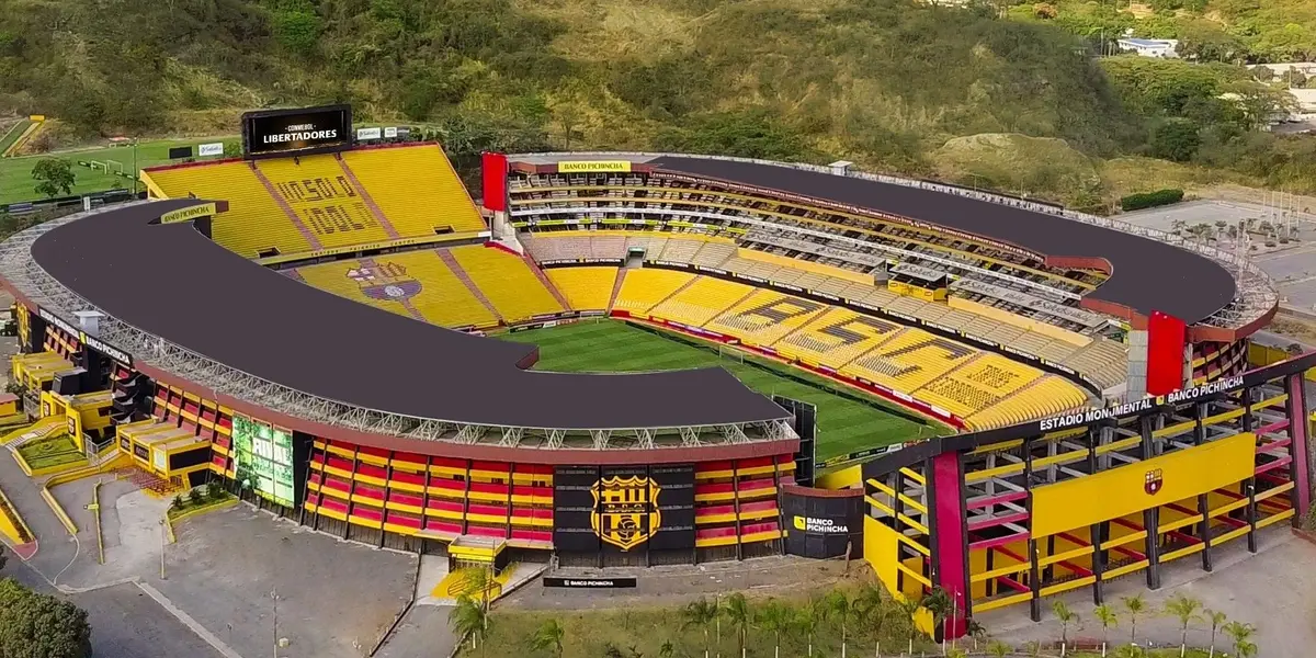 El estadio Monumental Banco Pichincha será nueva sede para el sudamericano