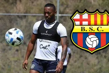 El ex lateral de SD Aucas se sumó a los entrenamientos de Barcelona SC