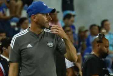 El técnico de Emelec y la situación que afronta luego del Clásico del Astillero