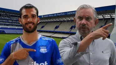 Facundo Castelli y José Pileggi (Foto tomada de: El Universo/Emelec)