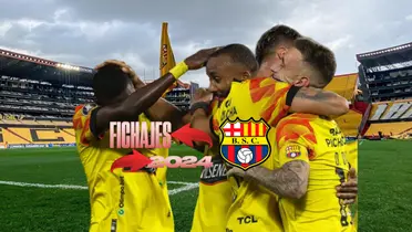 Jugadores de Barcelona SC. Foto tomada de: Barcelona SC