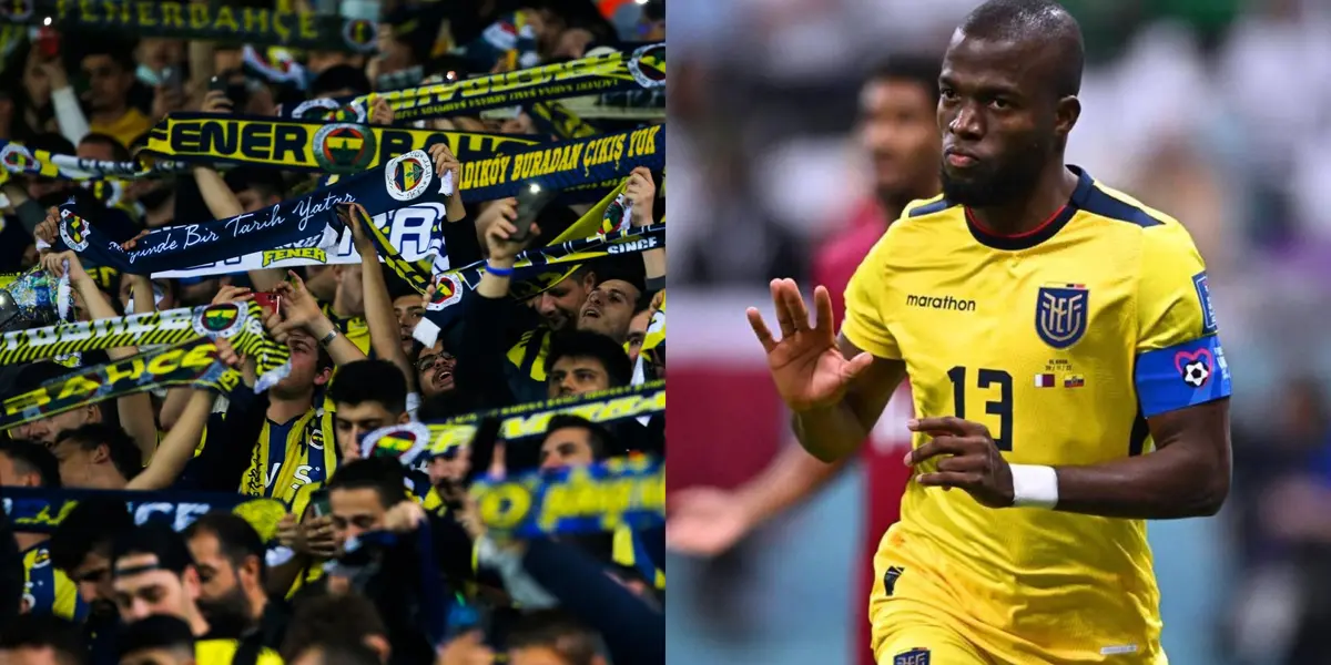 La hinchada del Fenerbahce se portó hostil con Enner Valencia, pese a que anotó un penal