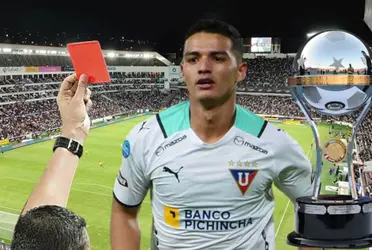 Lo que dijo Alexander Alvarado sobre su expulsión, no jugaría la primera semifinal con LDU