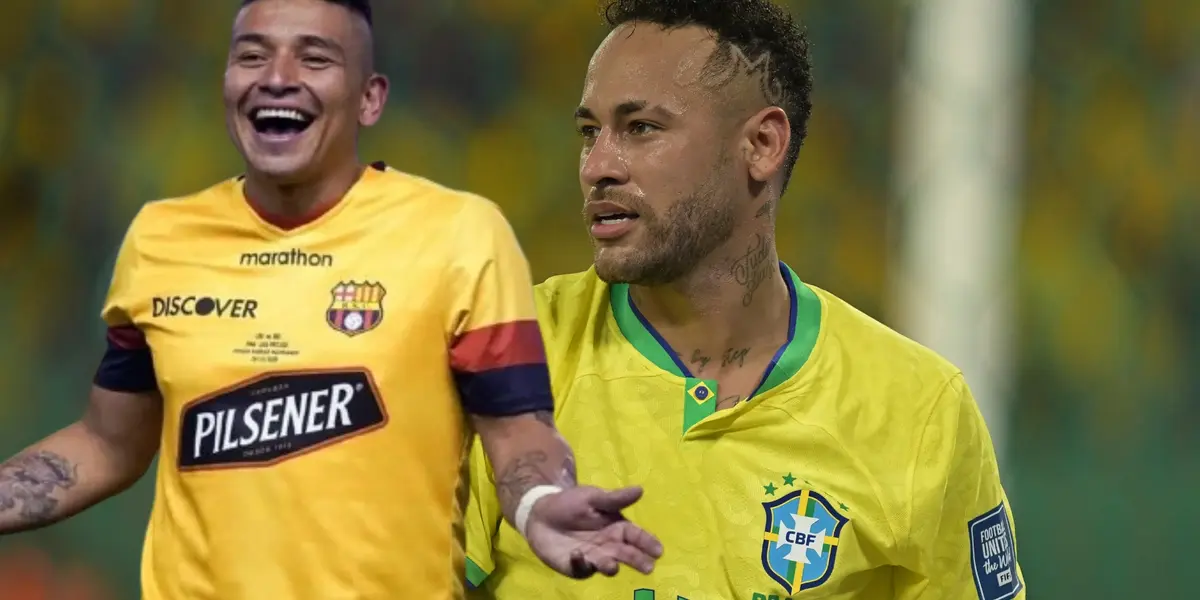 Mario Pineida y Neymar Jr.