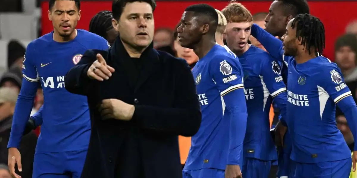 Mauricio Pochettino y Moisés Caicedo 