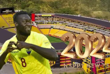 Mira como recibió Felipe Caicedo el 2024, podría jugar en Barcelona SC