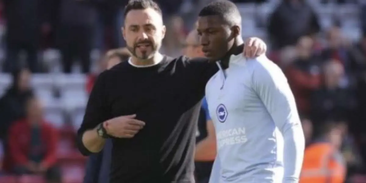 Roberto De Zerbi habló sobre la lesión que sufrió Moisés Caicedo frente a Bournemouth